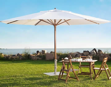 guarda sol ombrelone madeira